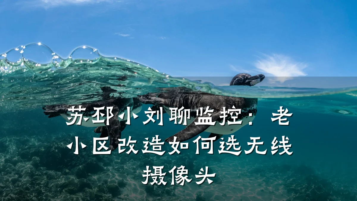苏邳小刘聊监控:老小区改造如何选无线摄像头