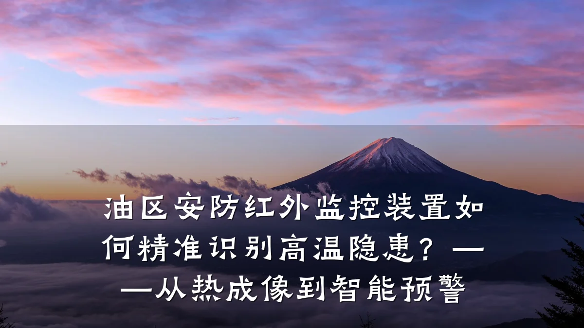 油区安防红外监控装置如何精准识别高温隐患?——从热成像到智能预警