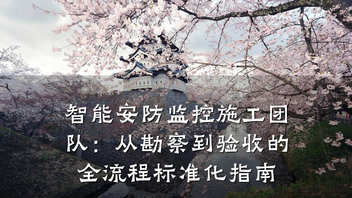 智能安防监控施工团队:从勘察到验收的全流程标准化指南