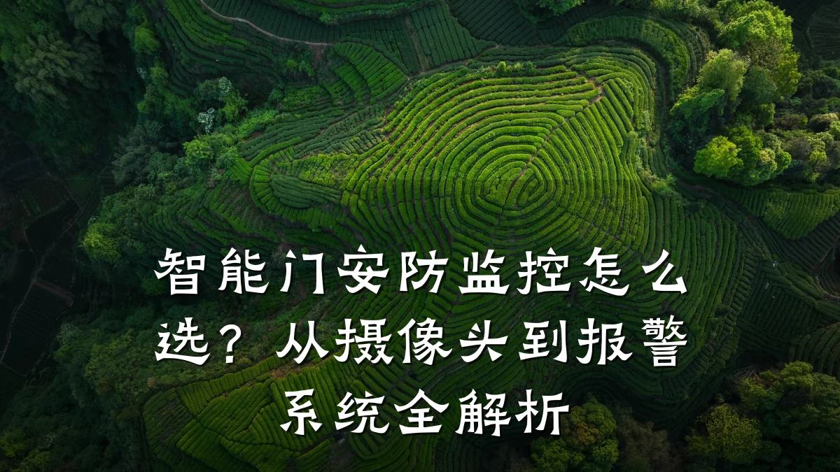 智能门安防监控怎么选?从摄像头到报警系统全解析