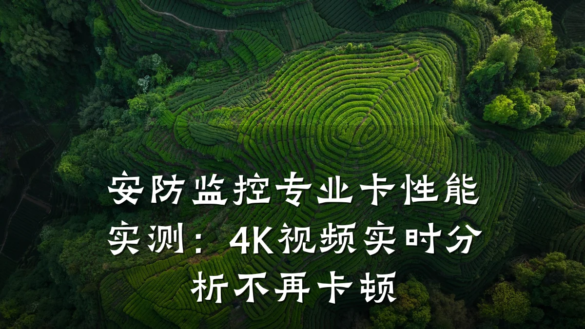 安防监控专业卡性能实测:4K视频实时分析不再卡顿