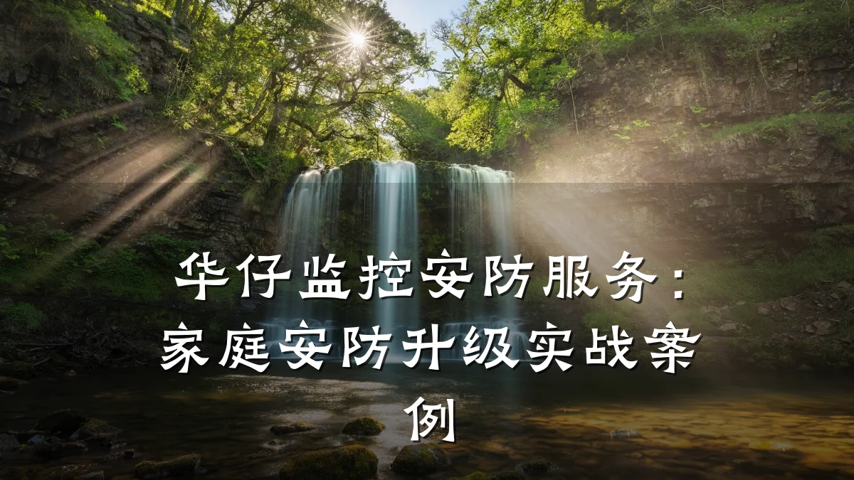 华仔监控安防服务:家庭安防升级实战案例