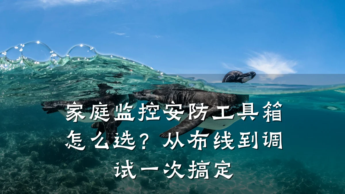 家庭监控安防工具箱怎么选？从布线到调试一次搞定
