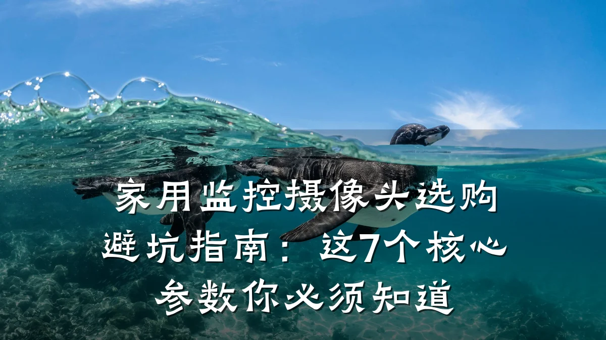 家用监控摄像头选购避坑指南:这7个核心参数你必须知道