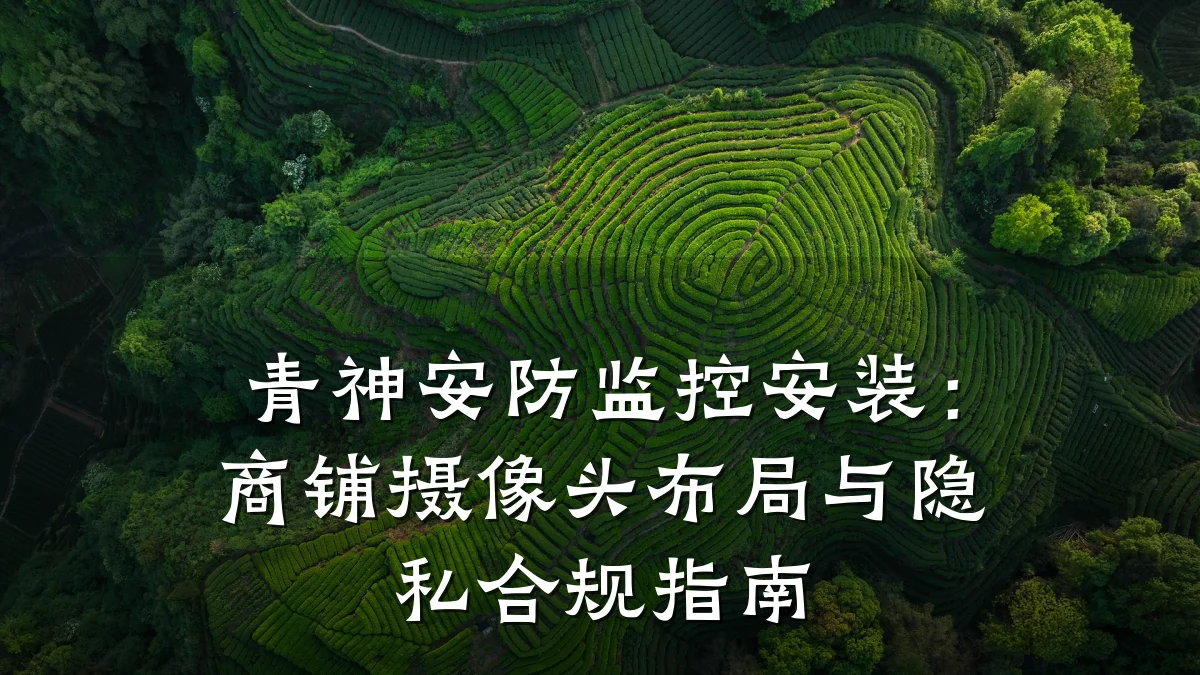 青神安防监控安装:商铺摄像头布局与隐私合规指南