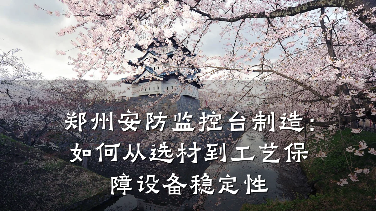 郑州安防监控台制造：如何从选材到工艺保障设备稳定性
