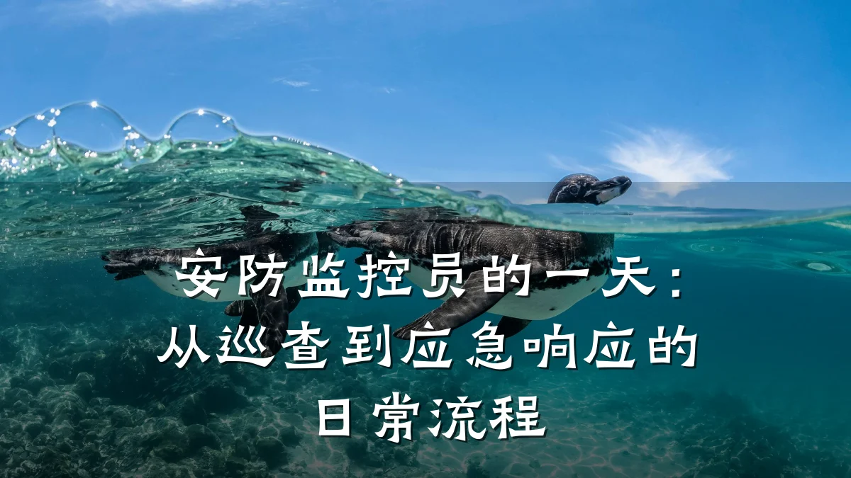 安防监控员的一天:从巡查到应急响应的日常流程