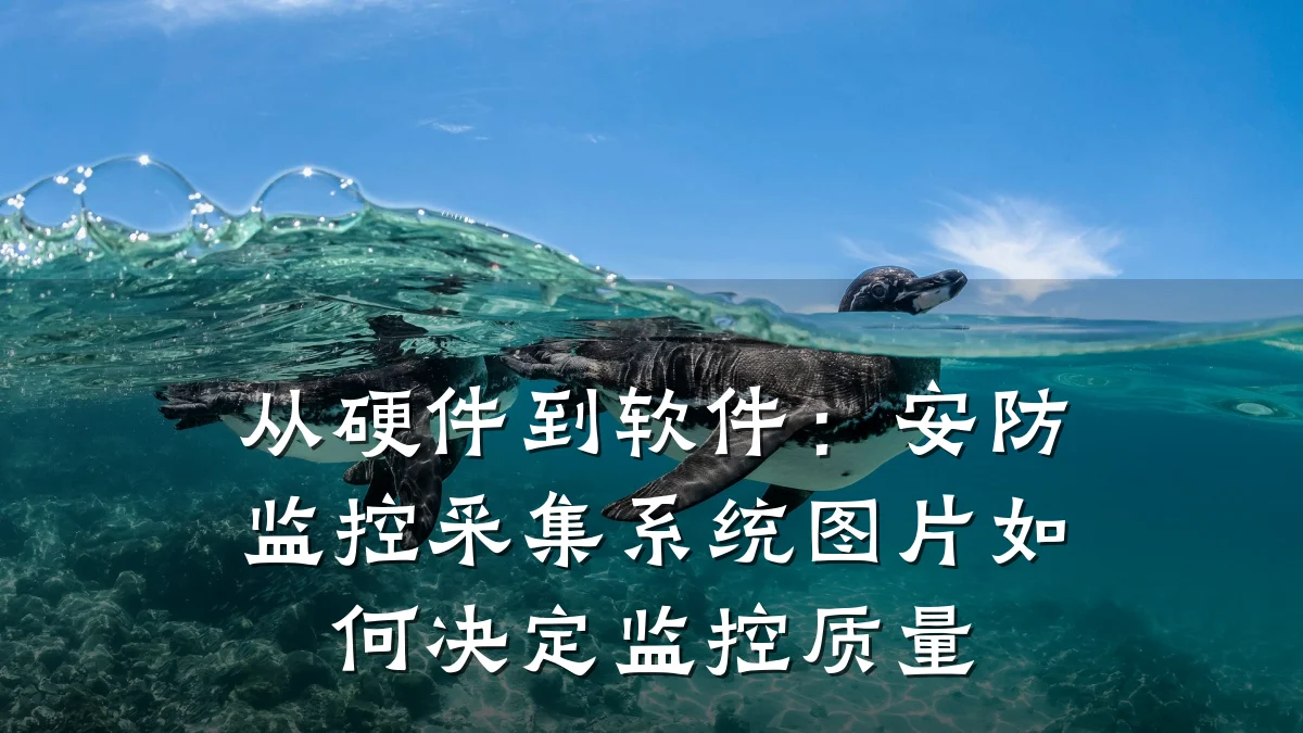 从硬件到软件:安防监控采集系统图片如何决定监控质量