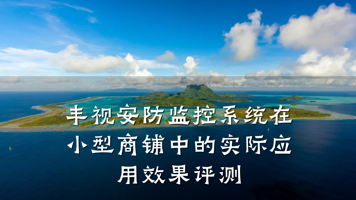 丰视安防监控系统在小型商铺中的实际应用效果评测
