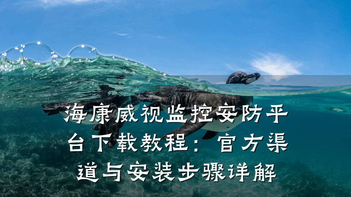 海康威视监控安防平台下载教程：官方渠道与安装步骤详解