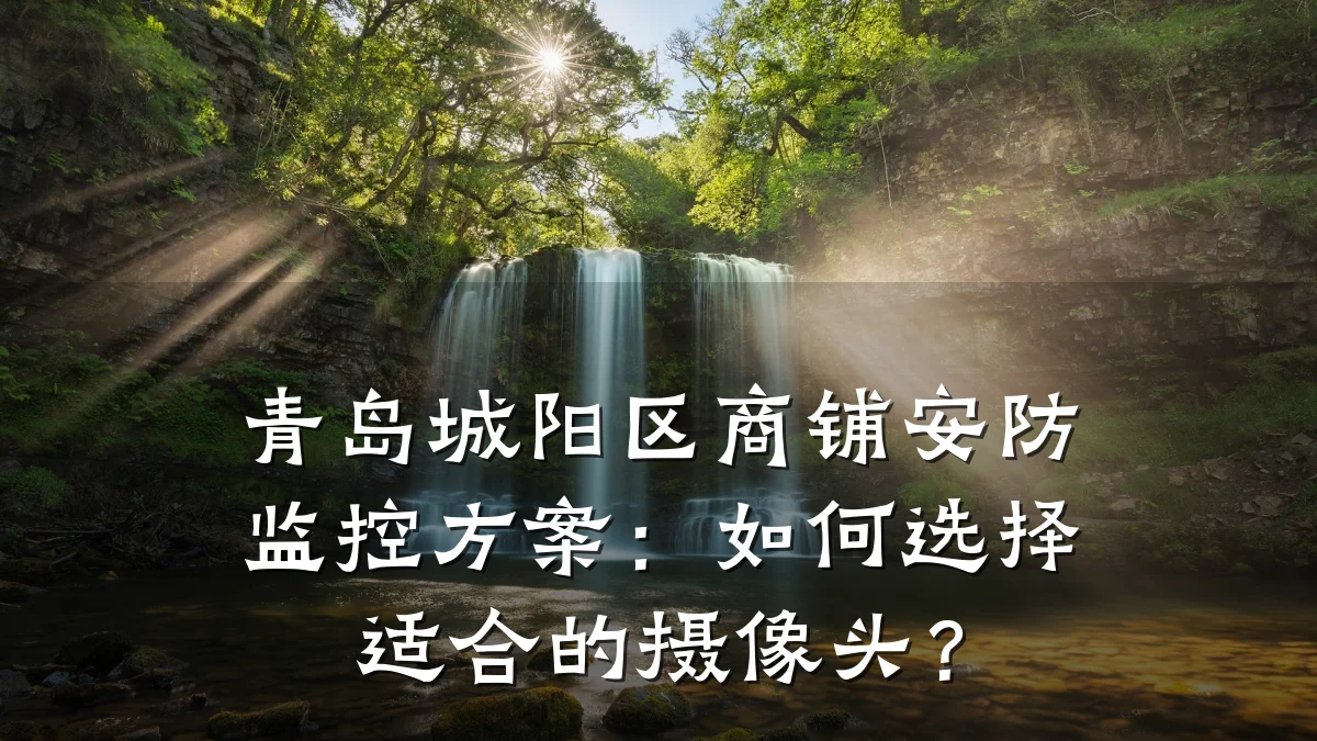 青岛城阳区商铺安防监控方案:如何选择适合的摄像头?