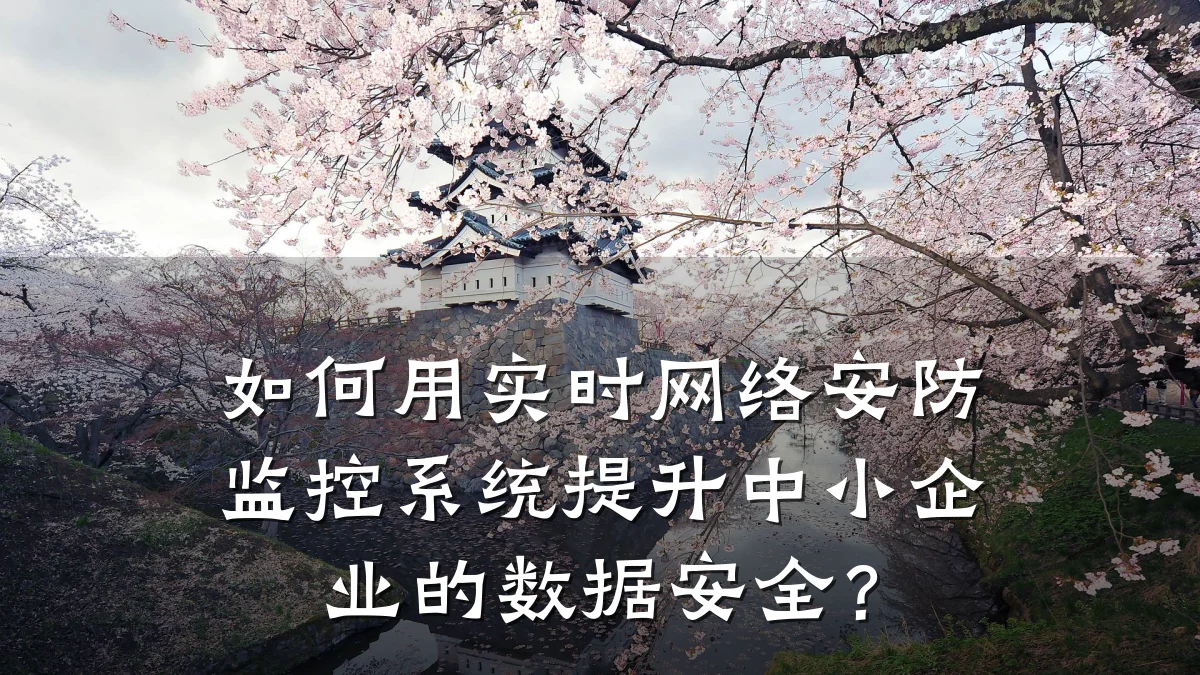 如何用实时网络安防监控系统提升中小企业的数据安全?