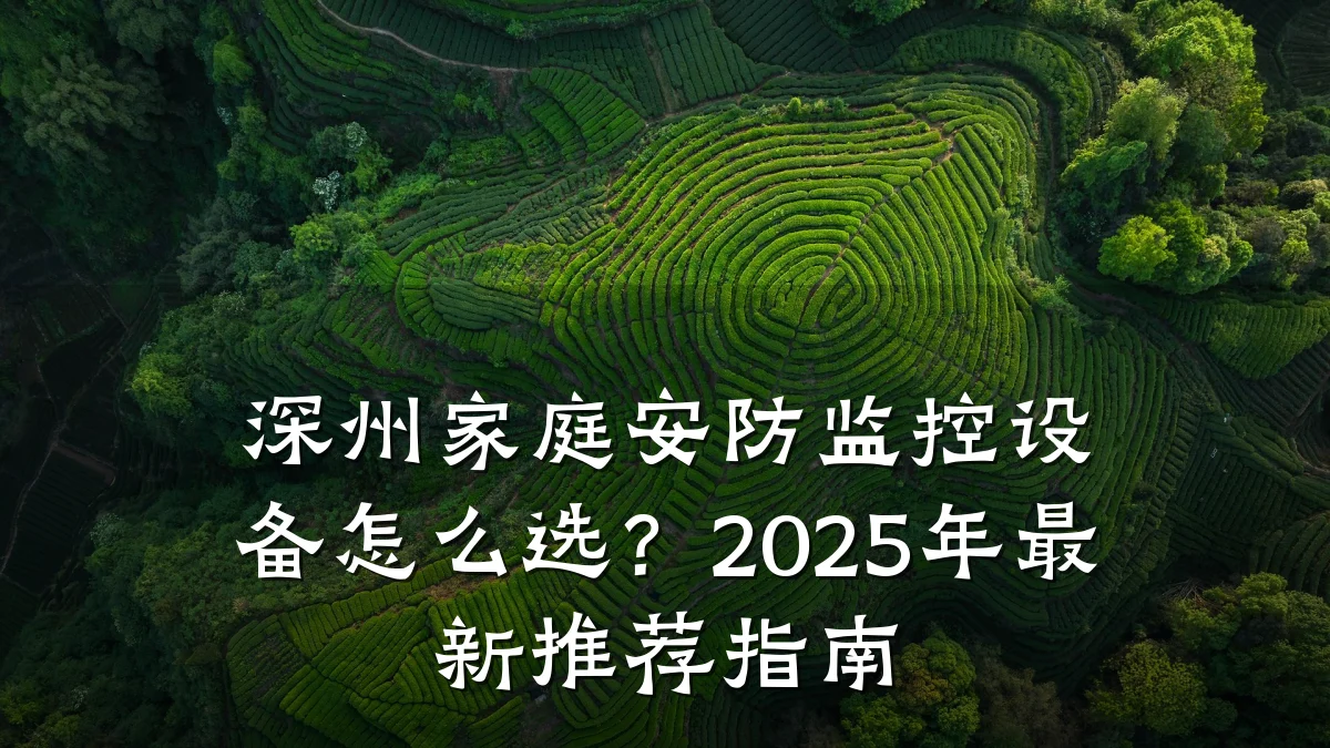 深州家庭安防监控设备怎么选?2025年最新推荐指南