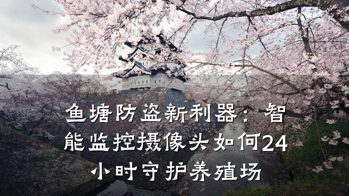鱼塘防盗新利器:智能监控摄像头如何24小时守护养殖场