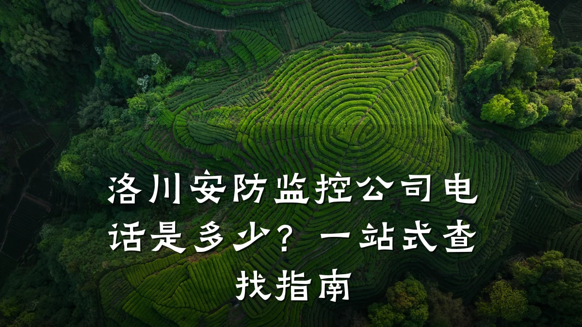 洛川安防监控公司电话是多少?一站式查找指南