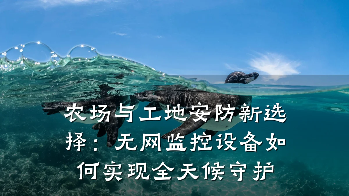 农场与工地安防新选择:无网监控设备如何实现全天候守护