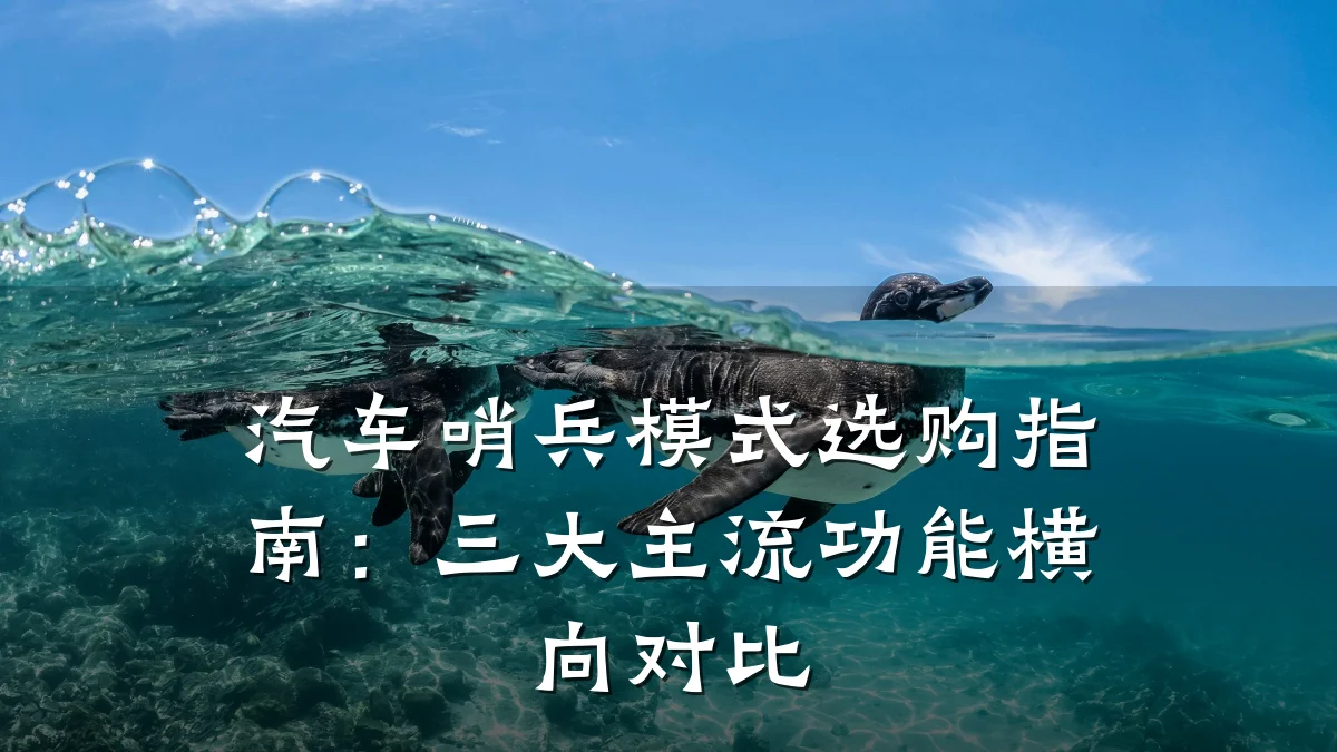 汽车哨兵模式选购指南:三大主流功能横向对比