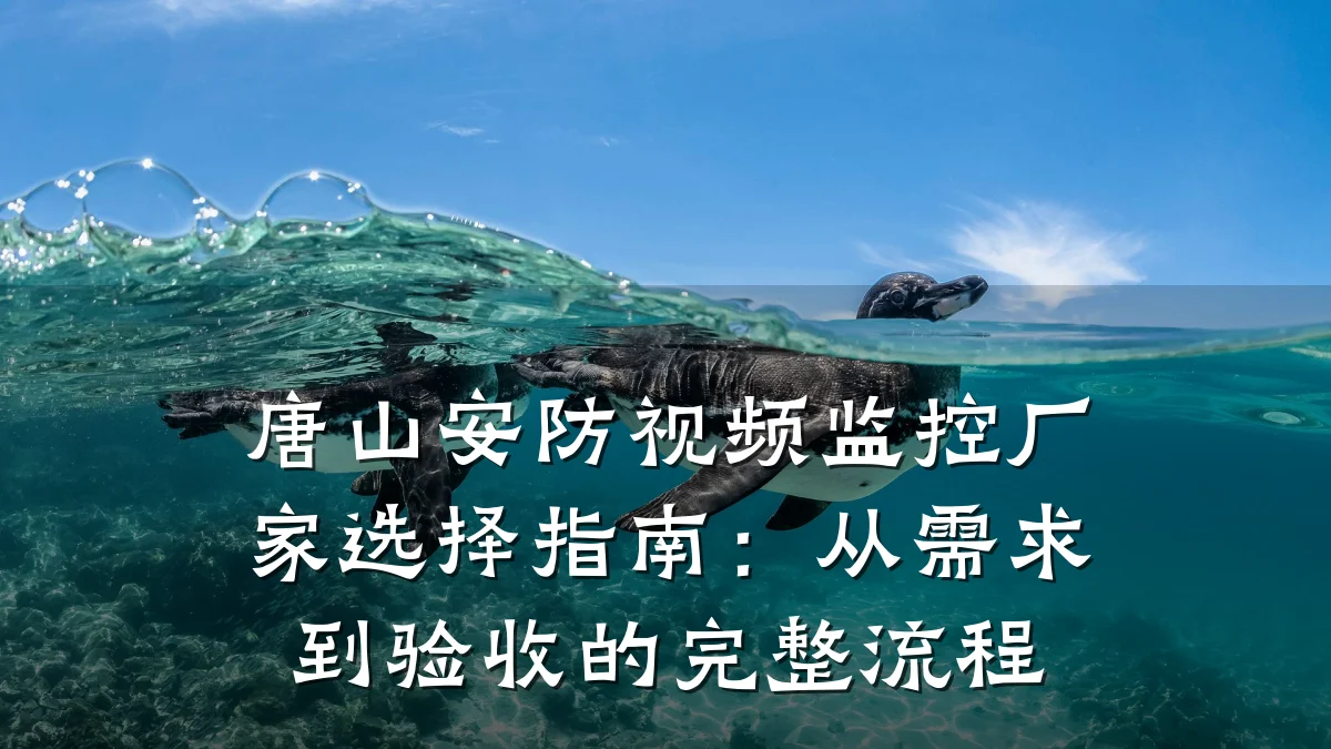 唐山安防视频监控厂家选择指南:从需求到验收的完整流程