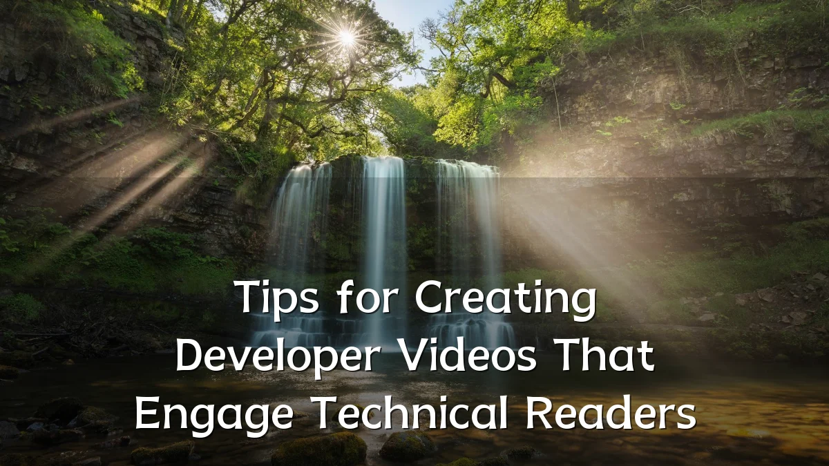 Tips for Creating Developer Videos That Engage Technical Readers