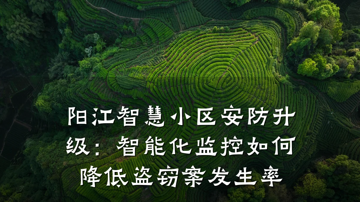 阳江智慧小区安防升级:智能化监控如何降低盗窃案发生率