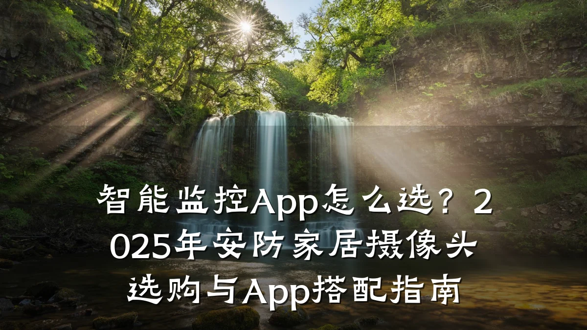 智能监控App怎么选?2025年安防家居摄像头选购与App搭配指南