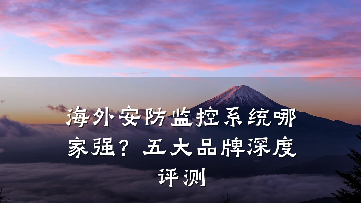 海外安防监控系统哪家强?五大品牌深度评测