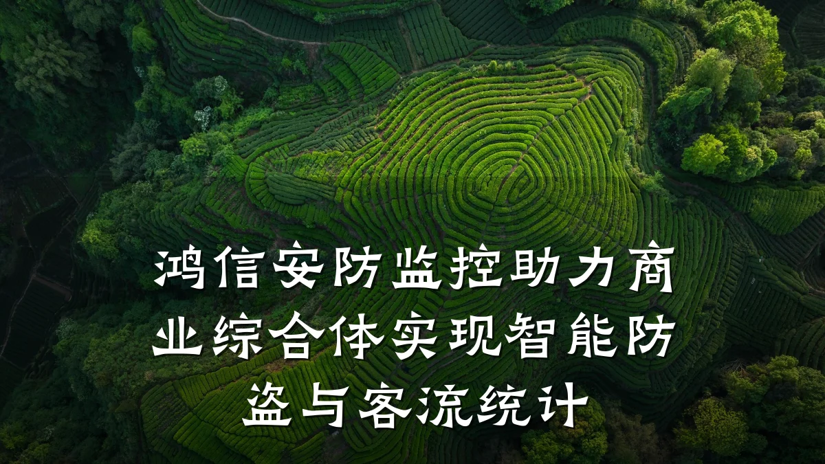 鸿信安防监控助力商业综合体实现智能防盗与客流统计