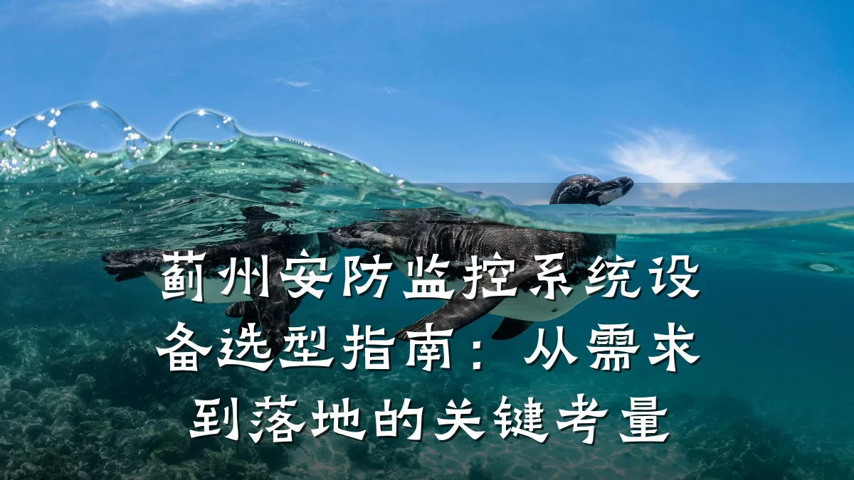 蓟州安防监控系统设备选型指南：从需求到落地的关键考量
