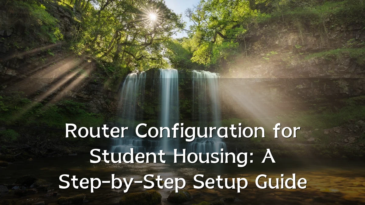 Router Configuration for Student Housing: A Step-by-Step Setup Guide