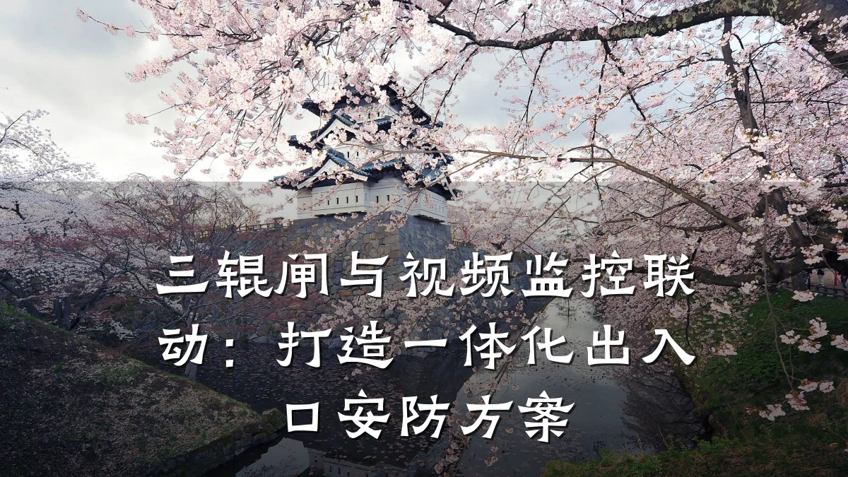 三辊闸与视频监控联动:打造一体化出入口安防方案
