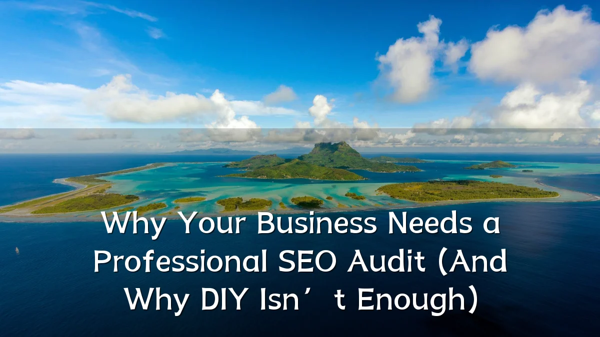 Why Your Business Needs a Professional SEO Audit (And Why DIY Isn’t Enough)