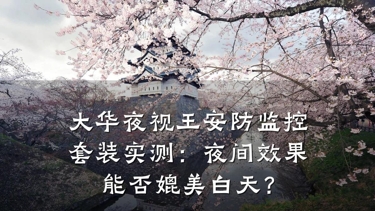 大华夜视王安防监控套装实测:夜间效果能否媲美白天?