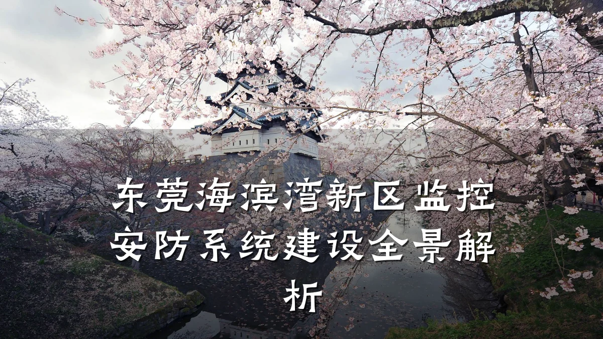 东莞海滨湾新区监控安防系统建设全景解析