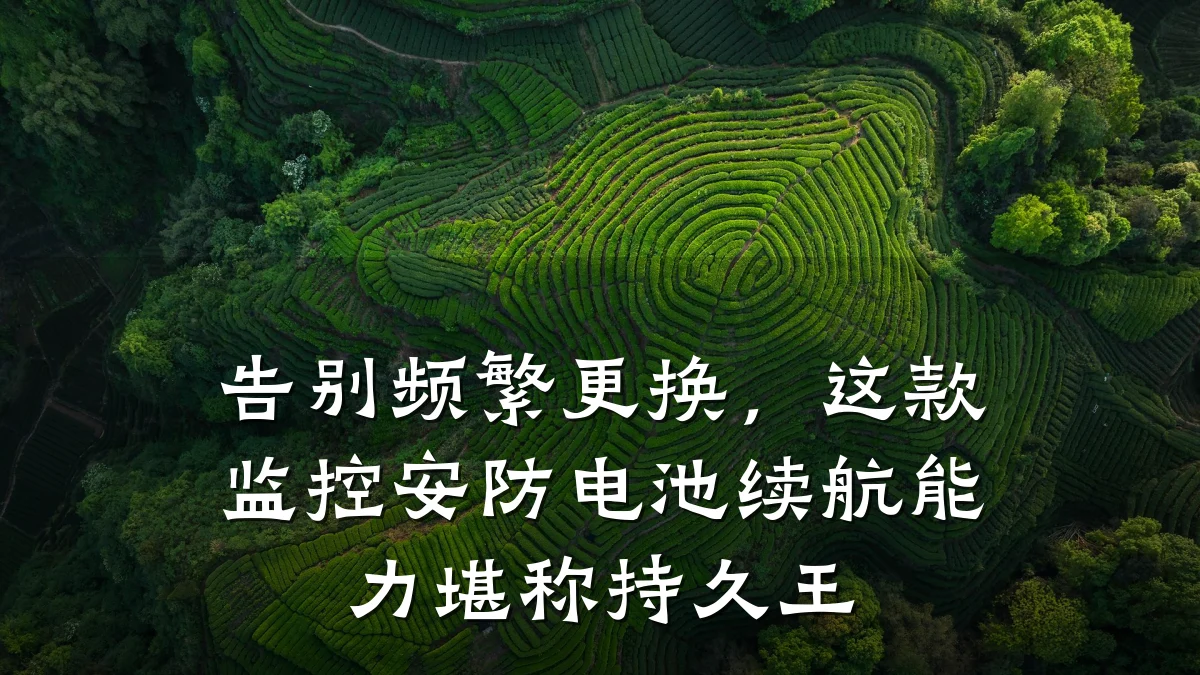告别频繁更换,这款监控安防电池续航能力堪称持久王