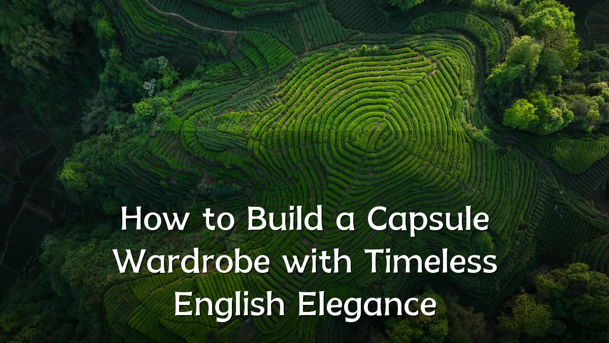 How to Build a Capsule Wardrobe with Timeless English Elegance