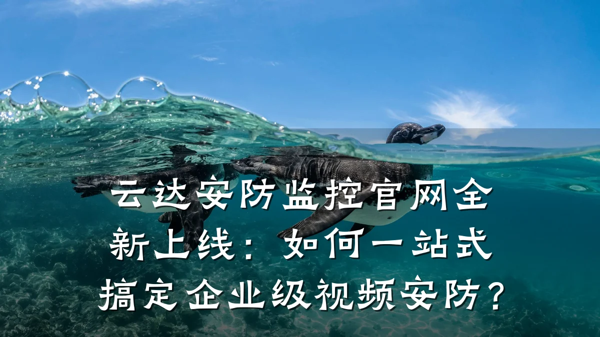 云达安防监控官网全新上线:如何一站式搞定企业级视频安防?