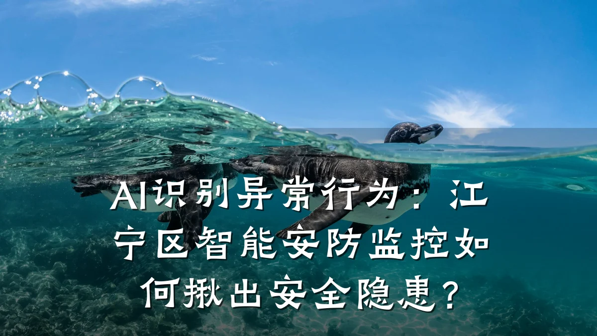 AI识别异常行为:江宁区智能安防监控如何揪出安全隐患?