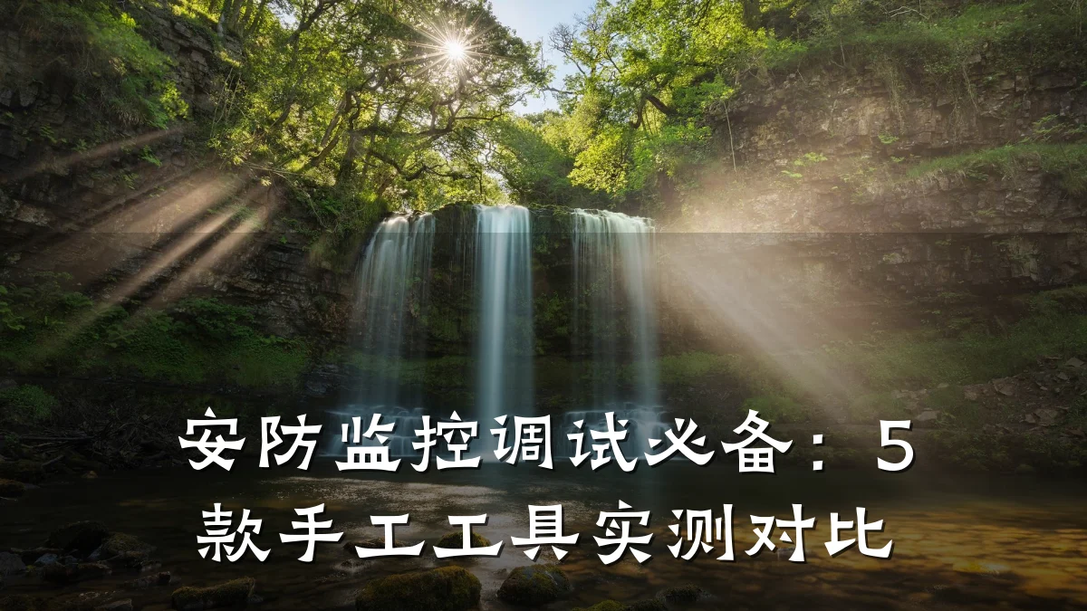 安防监控调试必备:5款手工工具实测对比