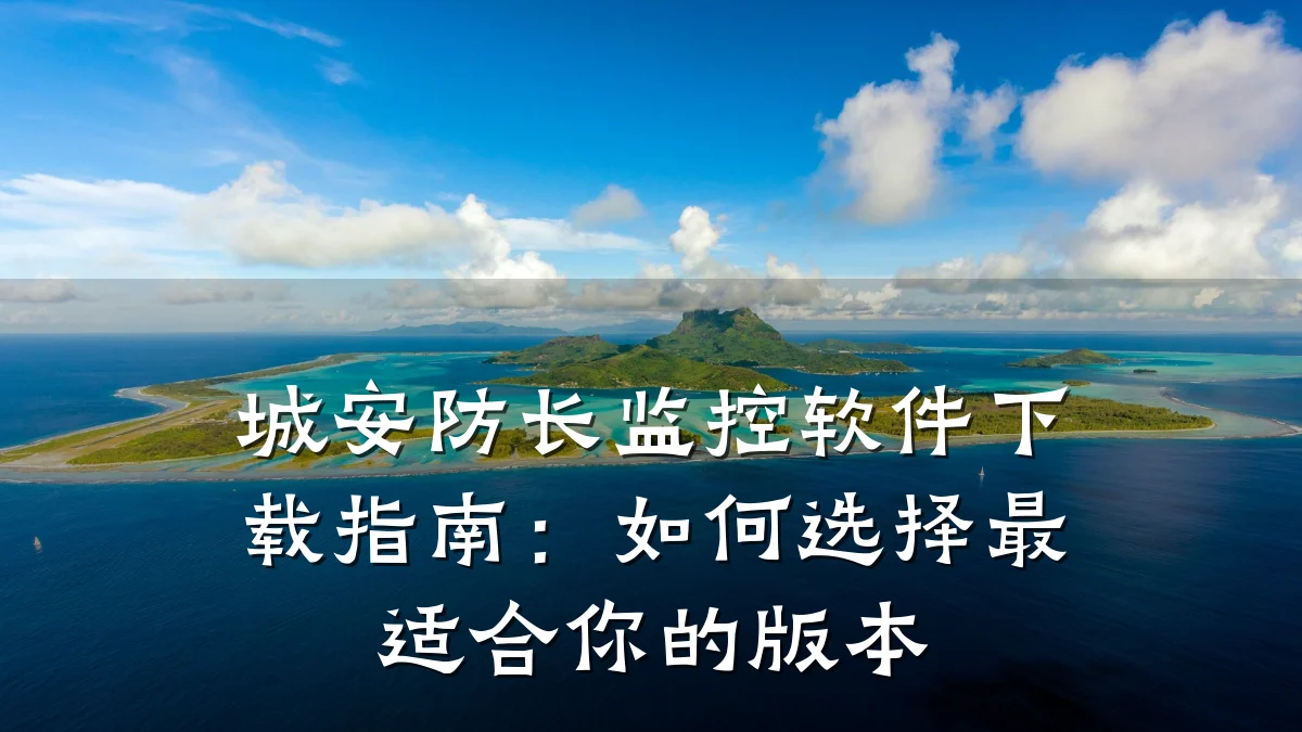 城安防长监控软件下载指南:如何选择最适合你的版本