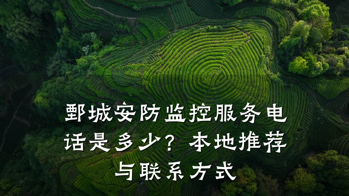 鄄城安防监控服务电话是多少?本地推荐与联系方式