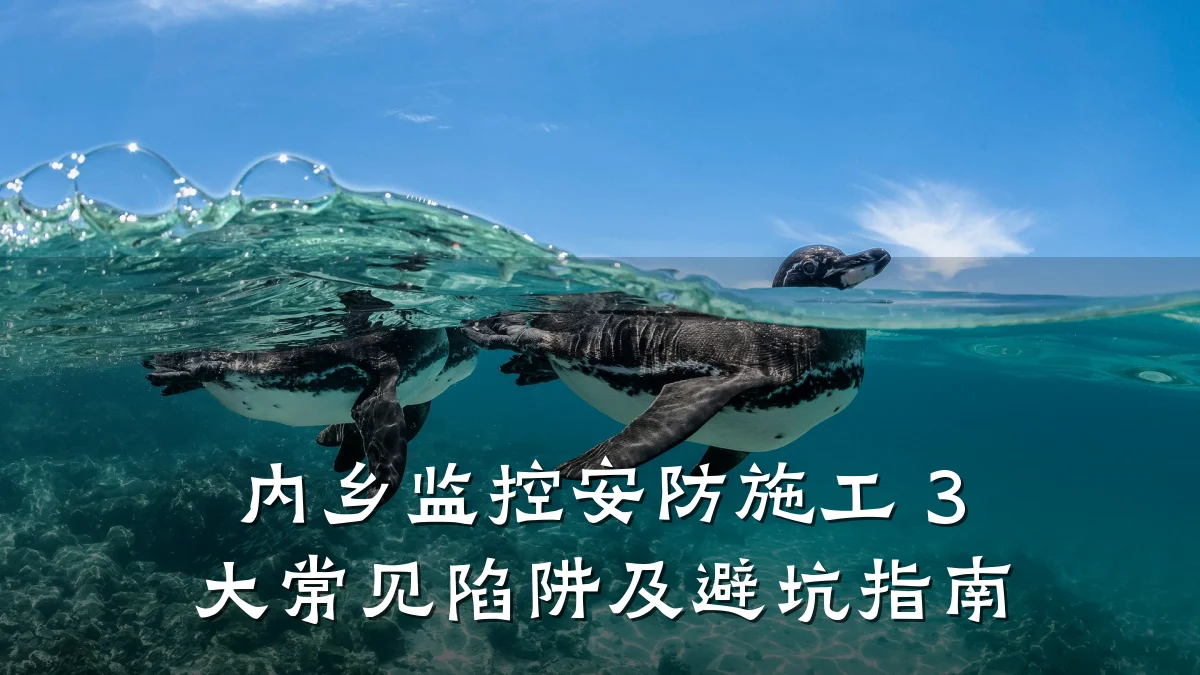 内乡监控安防施工 3 大常见陷阱及避坑指南