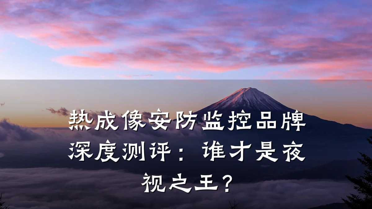 热成像安防监控品牌深度测评:谁才是夜视之王?