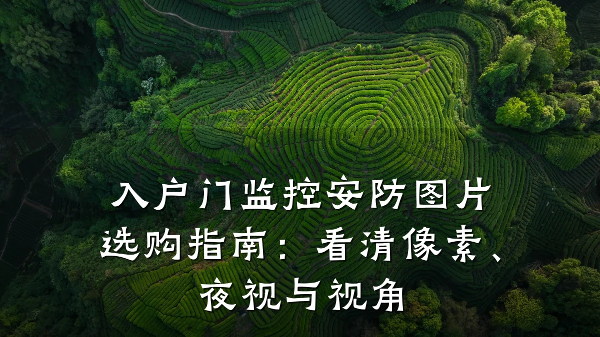 入户门监控安防图片选购指南:看清像素、夜视与视角