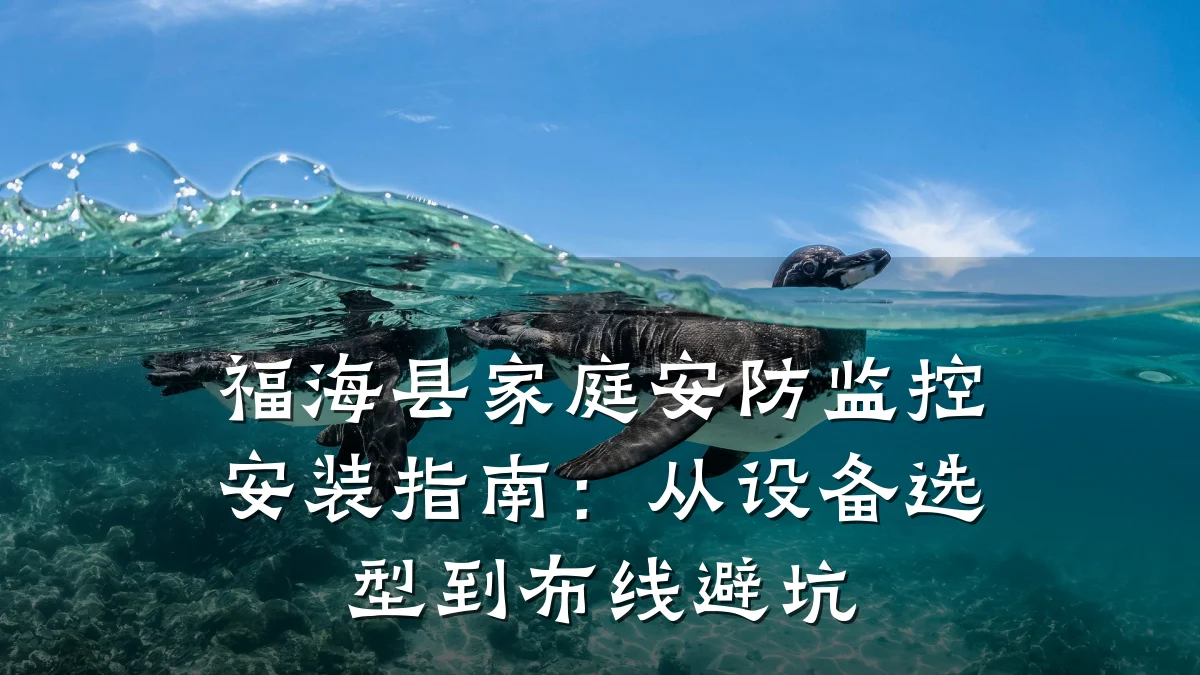 福海县家庭安防监控安装指南:从设备选型到布线避坑