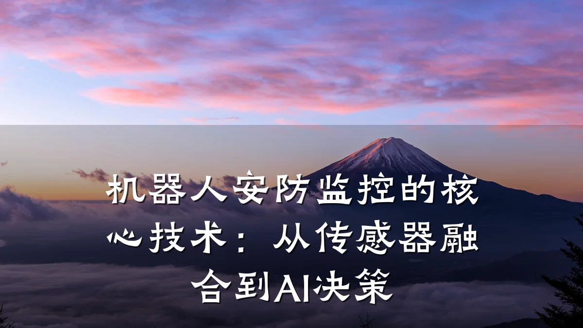 机器人安防监控的核心技术:从传感器融合到AI决策