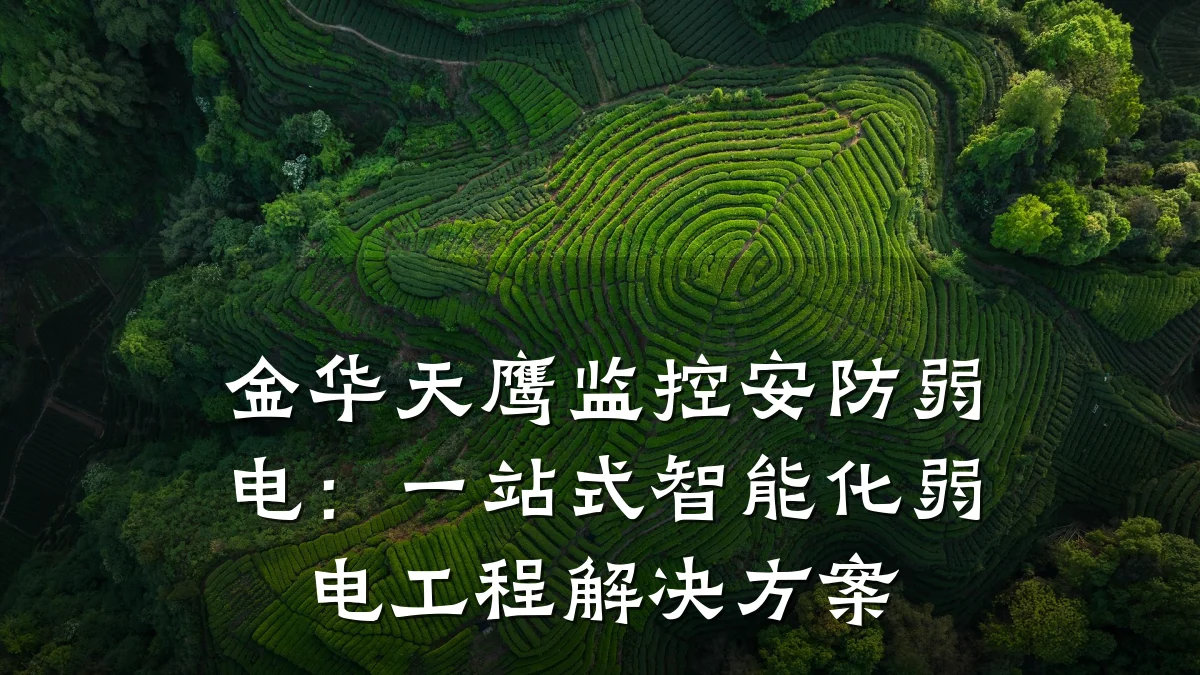金华天鹰监控安防弱电:一站式智能化弱电工程解决方案