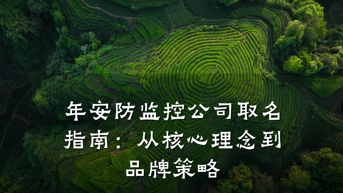 年安防监控公司取名指南：从核心理念到品牌策略