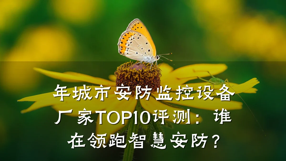 年城市安防监控设备厂家TOP10评测：谁在领跑智慧安防？