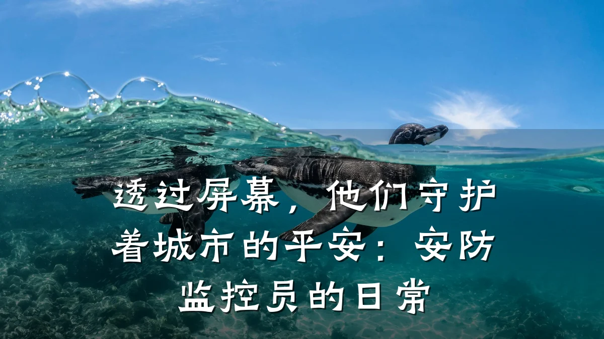 透过屏幕,他们守护着城市的平安:安防监控员的日常