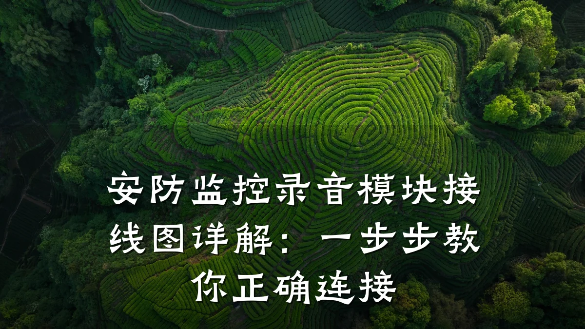 安防监控录音模块接线图详解:一步步教你正确连接